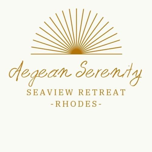 Aegean Serenity - Sea View Retreat 아크앤젤로스 외부 사진